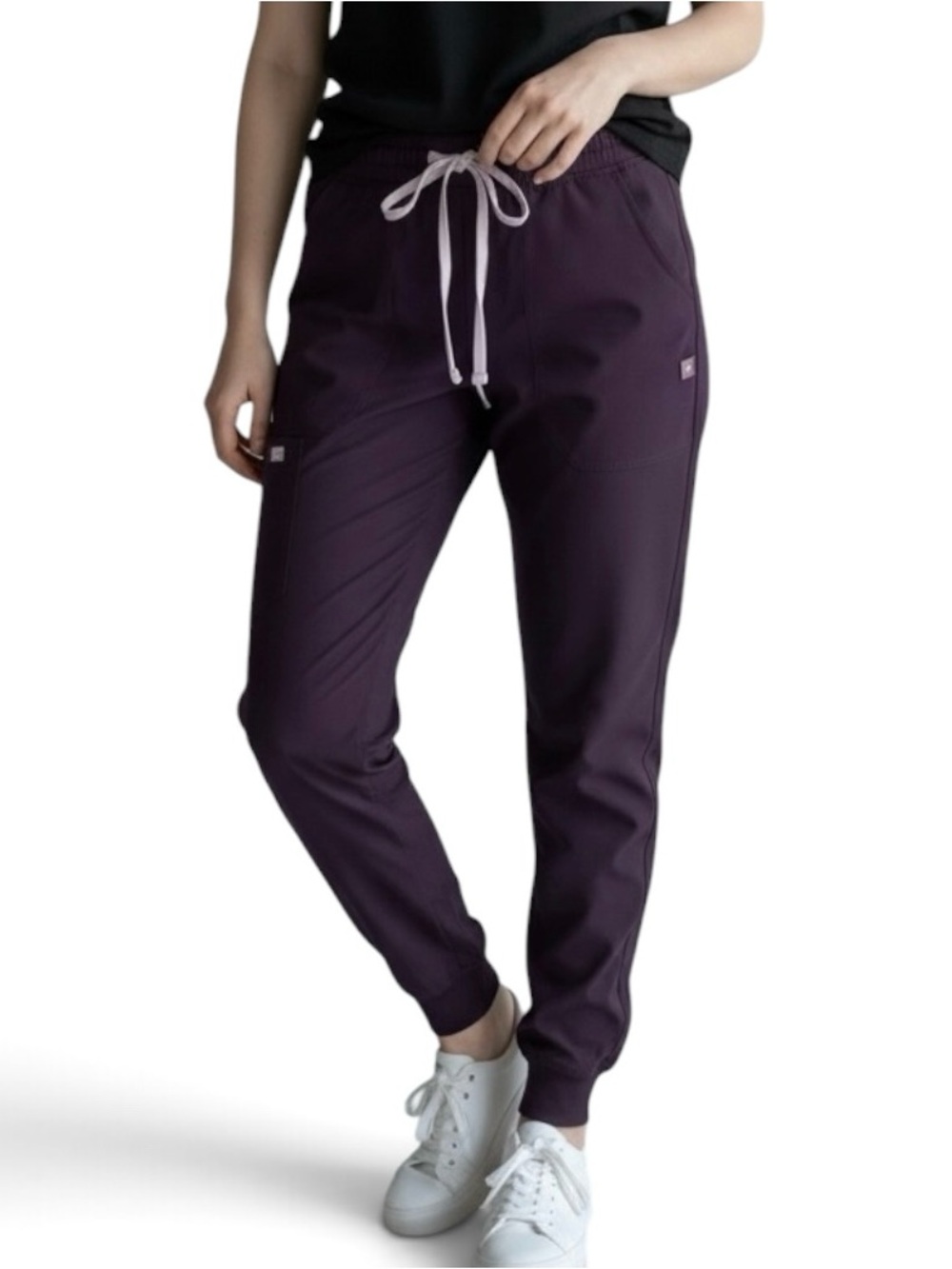 FIGS Women’s Zamora Jogger Scrub Pants in Purple Jam Size Small